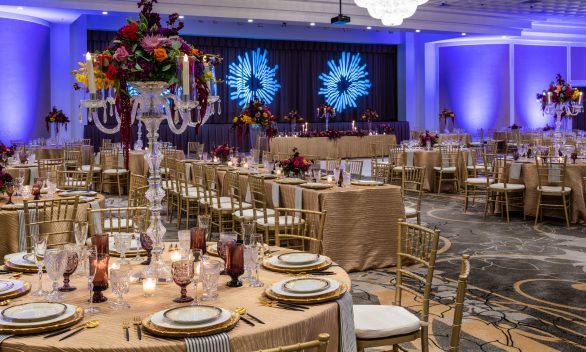 Ballroom Banquet with Head Tables