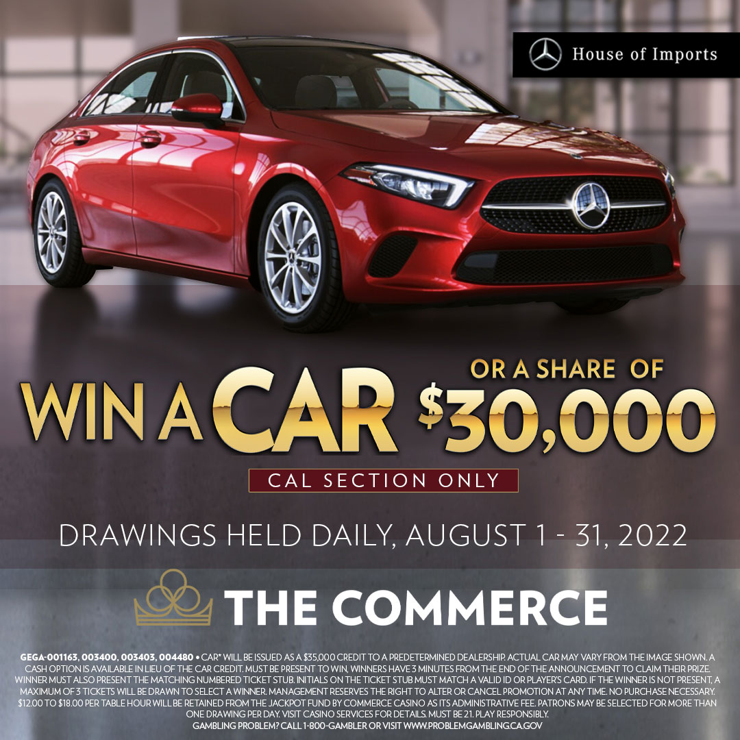 Win a Car a Day Cal Section side