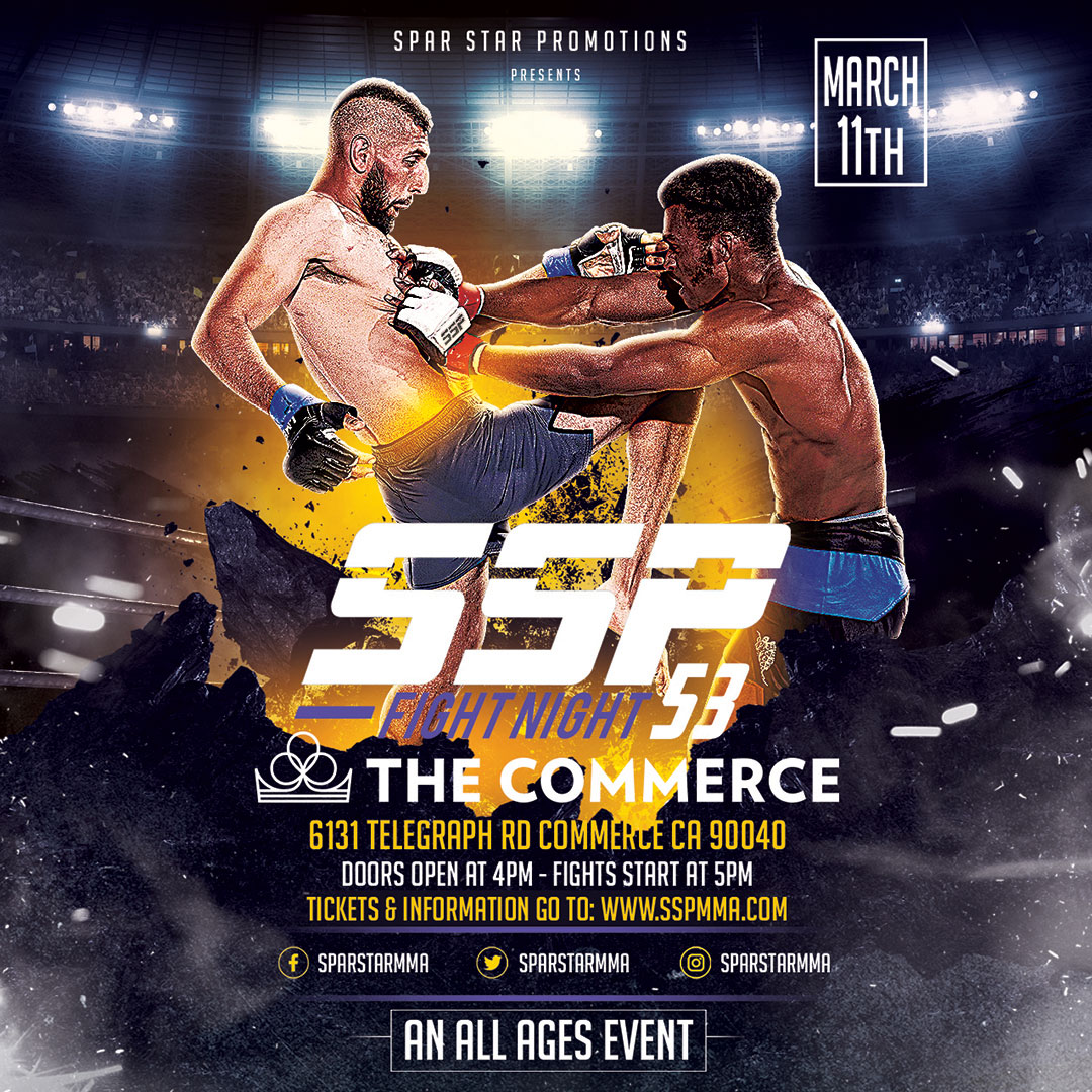 SSP Fight Night 53 at The Commerce