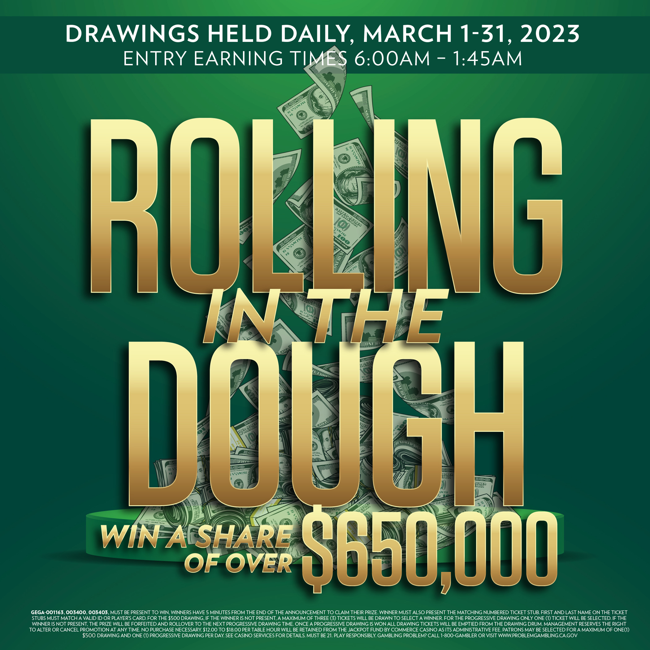 Rolling in the Dough at The Commerce