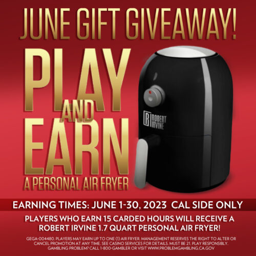 Gift Giveaway - Play & Earn at The Commerce Casino & Hotel