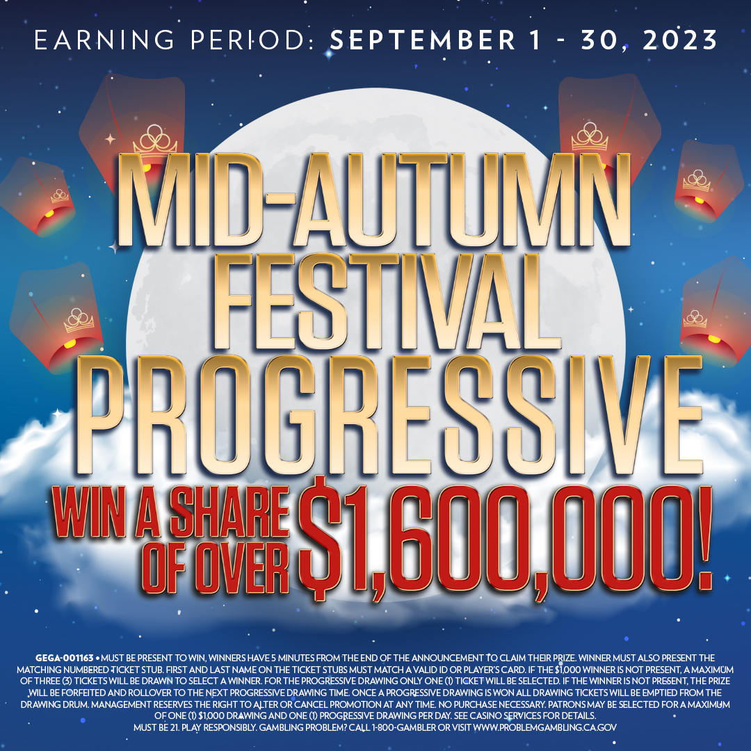 Mid-Autumn Festival Progressive at The Commerce Casino, casino near me