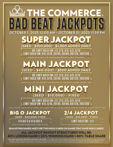 Bad beat Jackpots