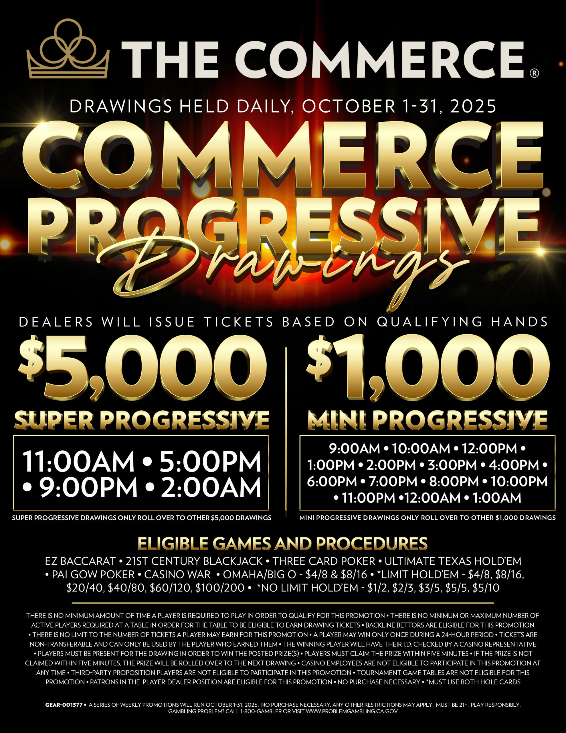 Commerce Progressive Drawings