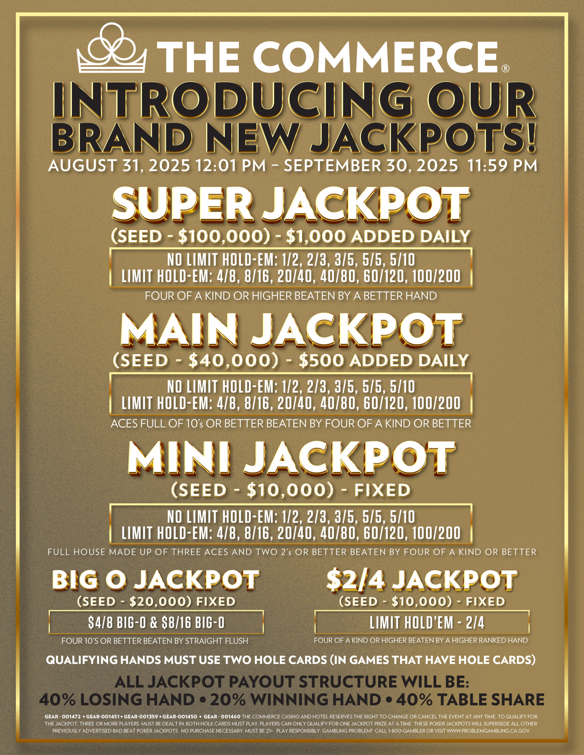 Commerce Casino Jackpots
