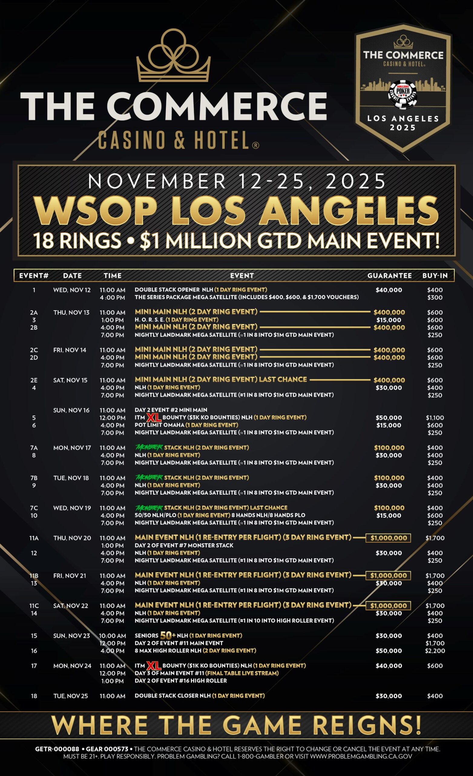 WSOP LOS ANGELES