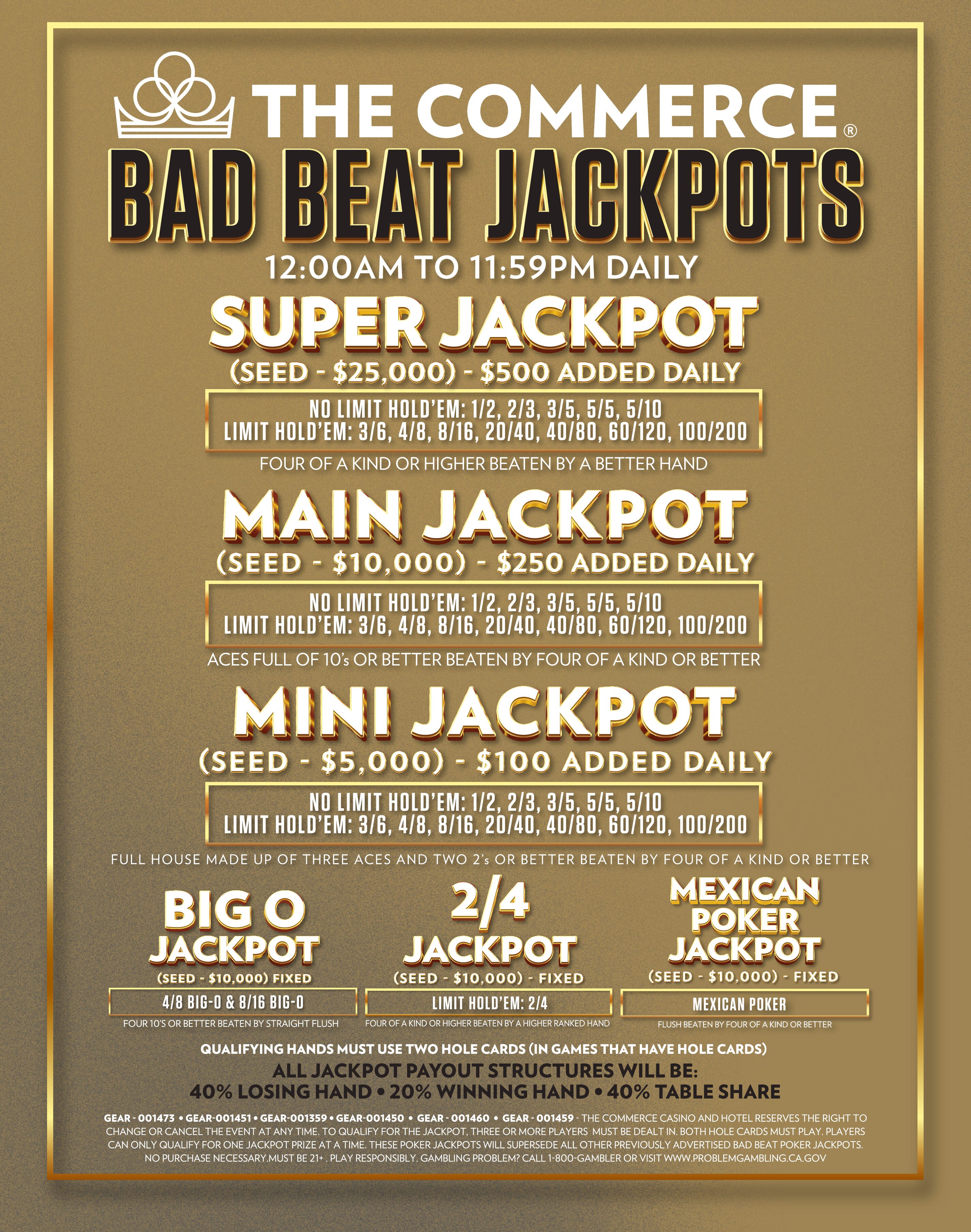 Bad Beat Jackpots