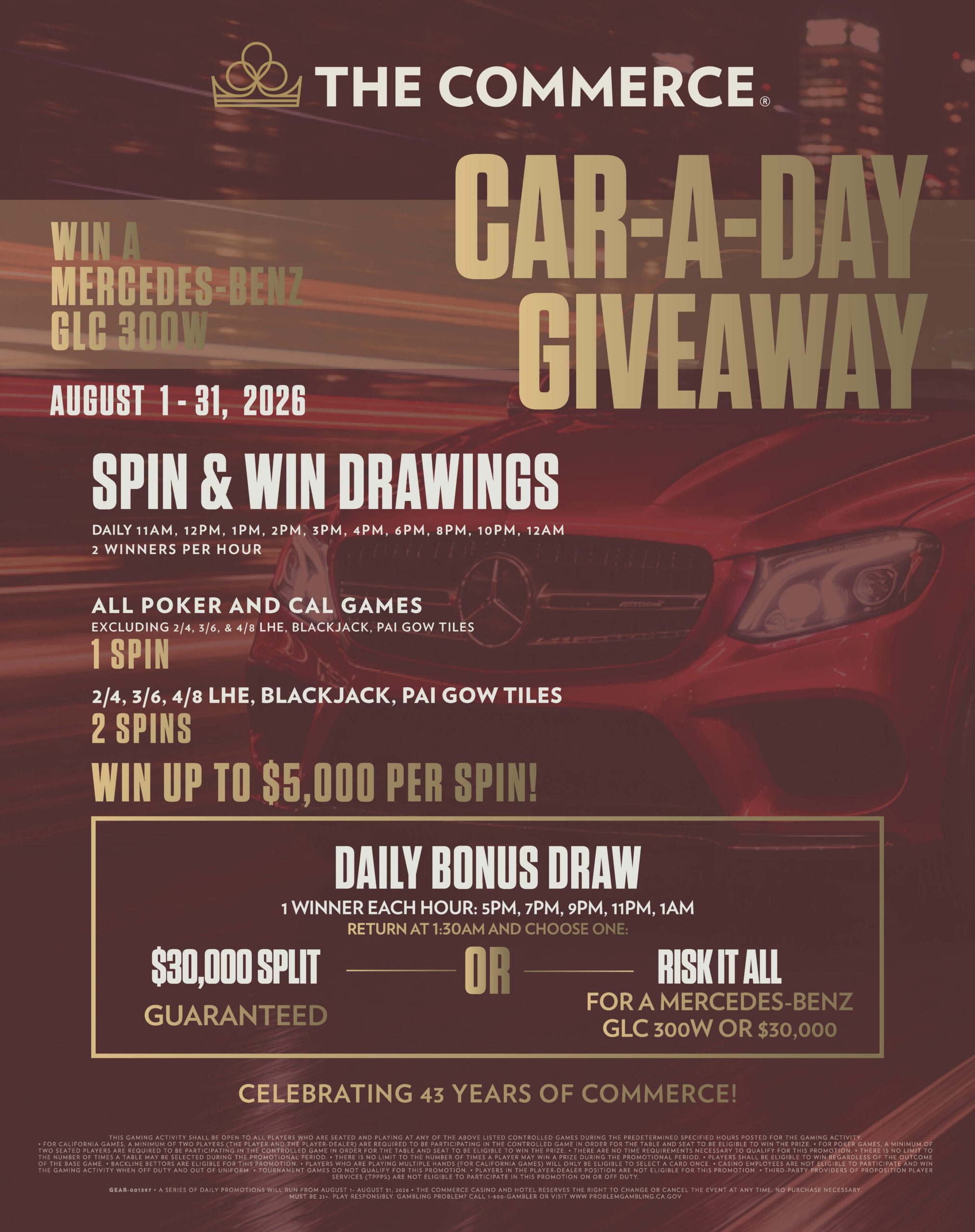 Spin & Win – Car-A-Day Giveaway