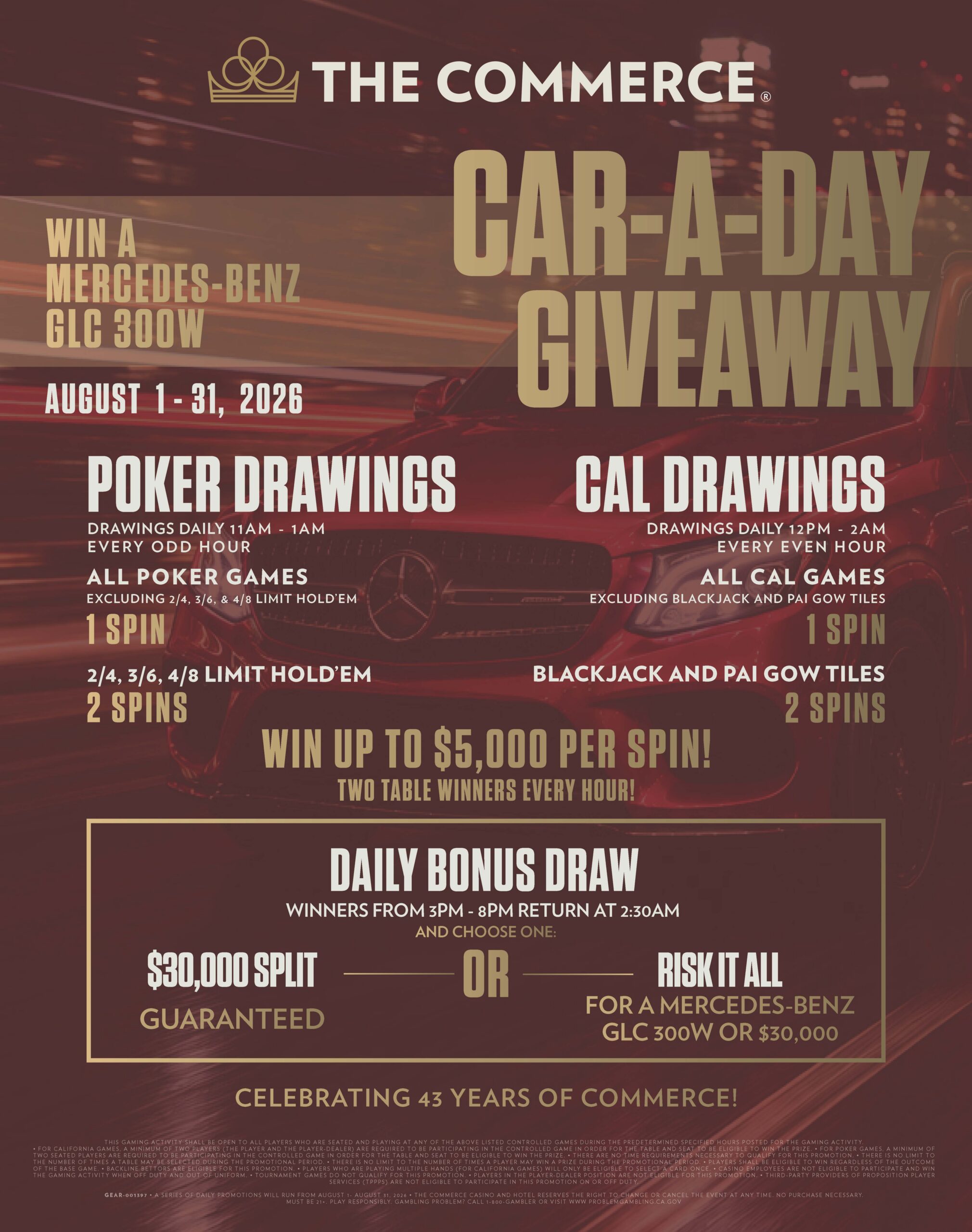 Spin & Win – Car-A-Day Giveaway