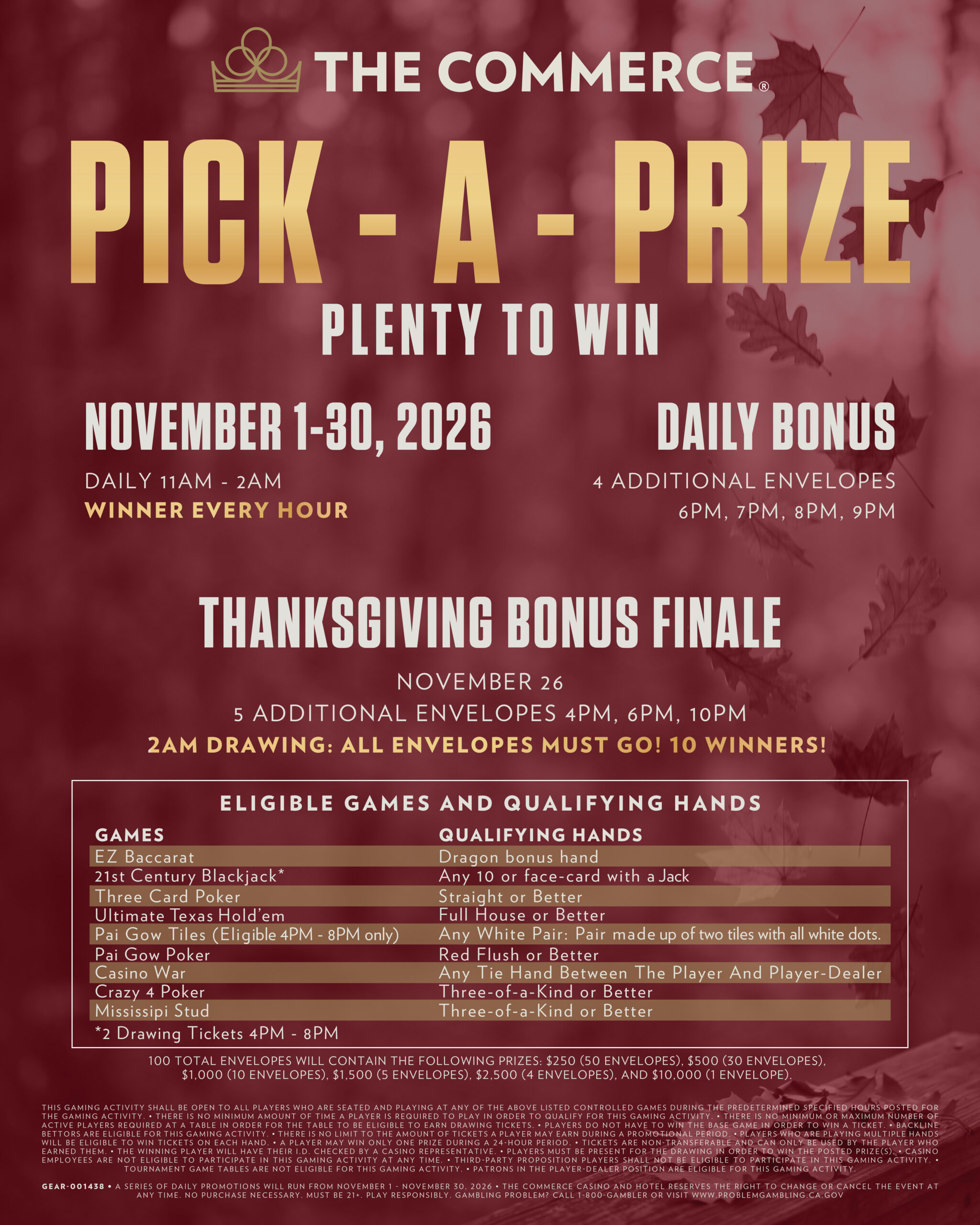 Pick-A-Prize – Plenty to Win