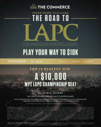 Poker Hours Challenge – The Road to LAPC